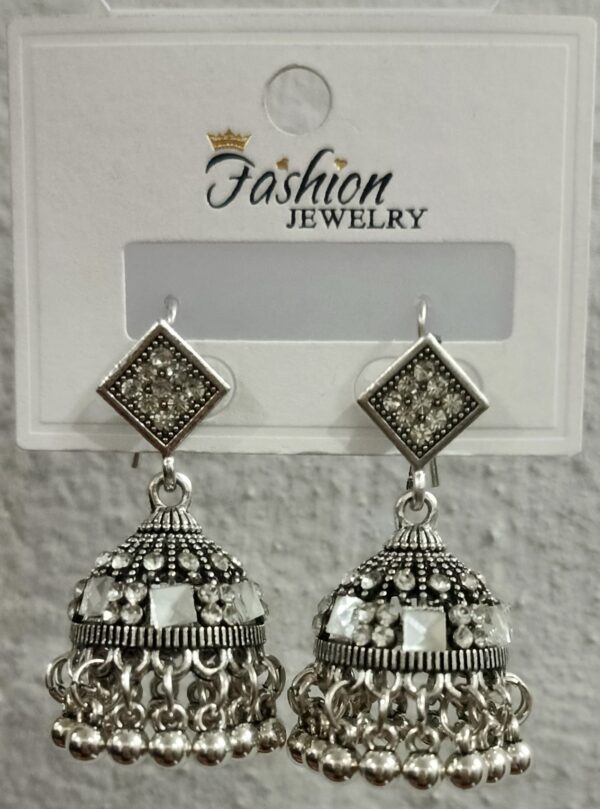 Earring, Jhomky Silver Design